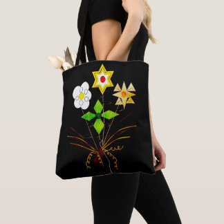 "Flower Delivery" Shoulder Tote Tygkasse