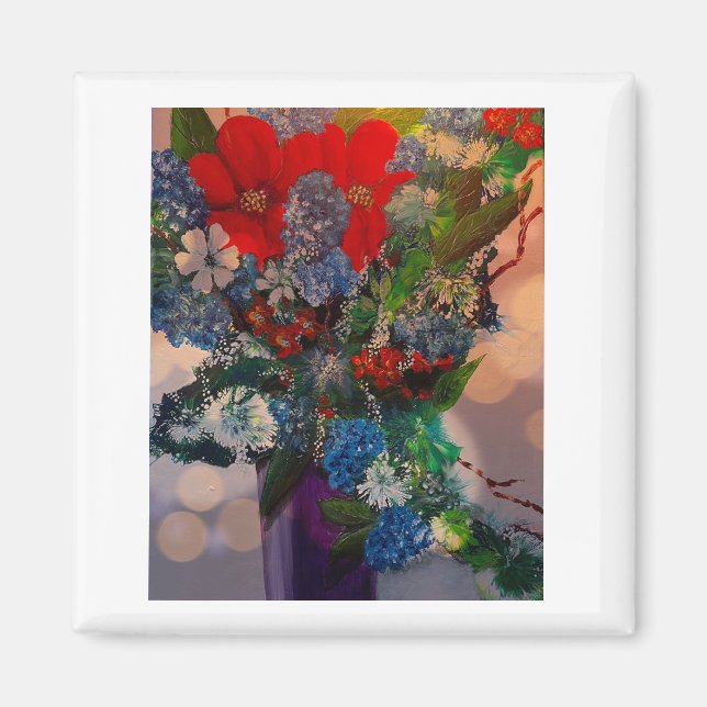 Flower Design Magnet (Framsidan)