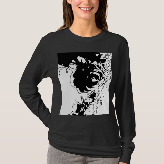 Flower Doodle T Shirt (Framsida)