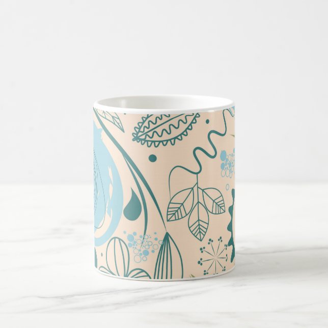Flower Doodles Kaffemugg (Center)