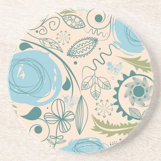 Flower Doodles Underlägg (Framsidan)
