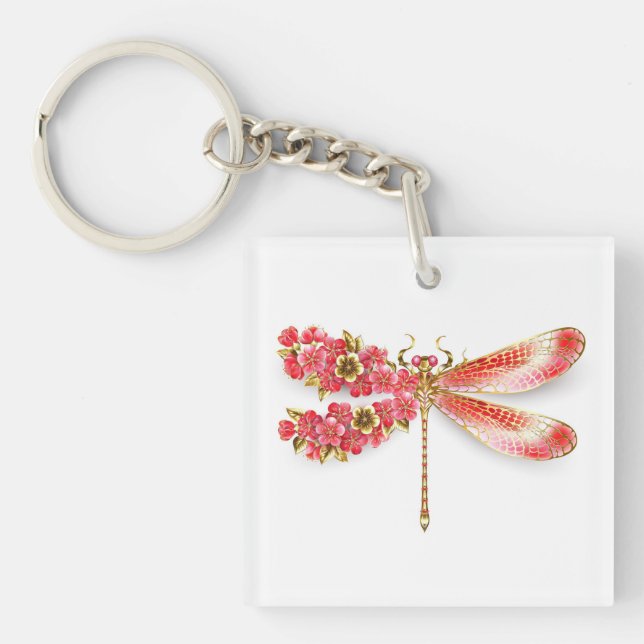 Flower drakonfluga med jewelry sakura (Framsidan)