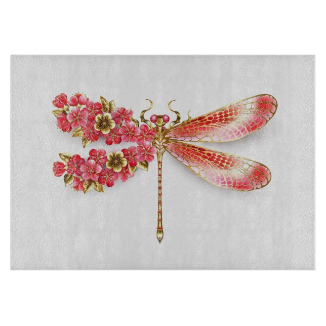 Flower drakonfluga med jewelry sakura (Framsidan)