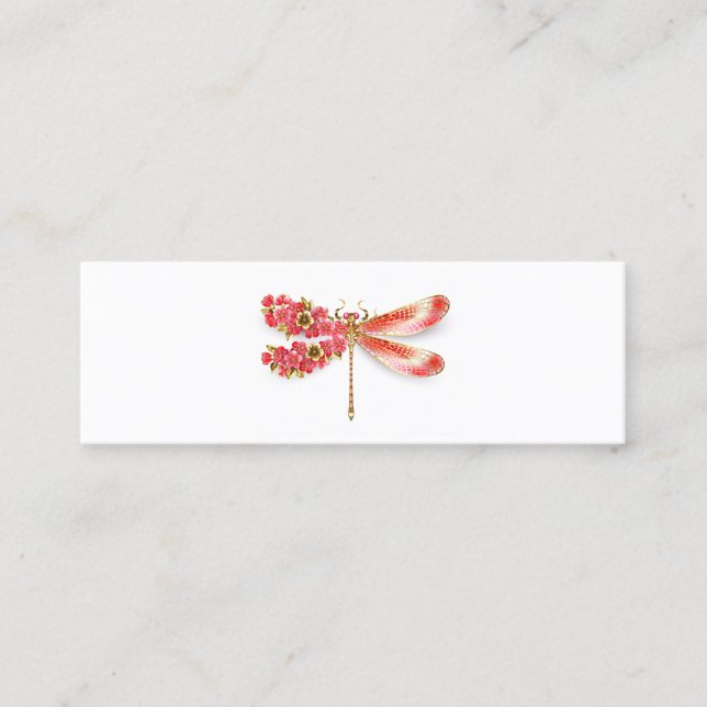 Flower drakonfluga med jewelry sakura (Framsida)