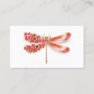 Flower drakonfluga med jewelry sakura