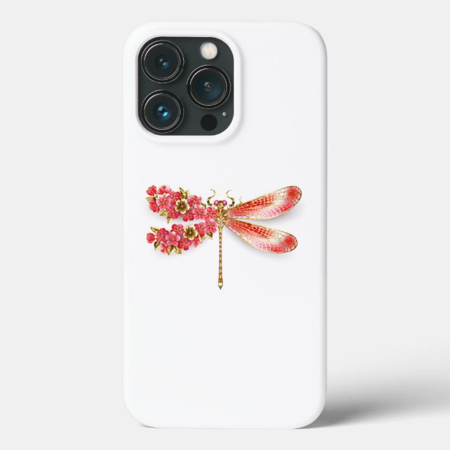 Flower drakonfluga med jewelry sakura (Baksida)