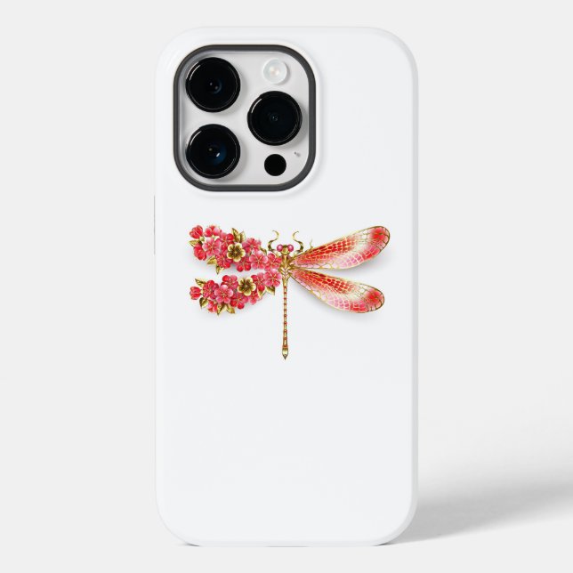 Flower drakonfluga med jewelry sakura (Baksida)