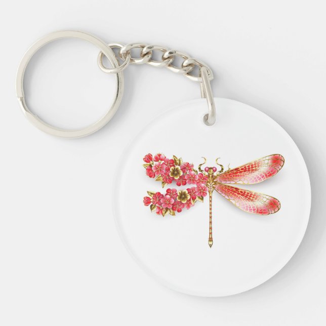 Flower drakonfluga med jewelry sakura (Framsidan)