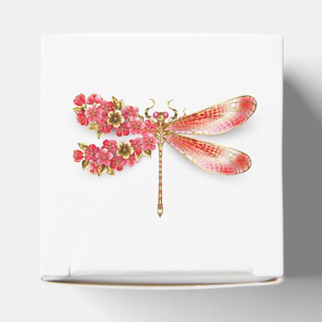 Flower drakonfluga med jewelry sakura presentaskar (Överdel)