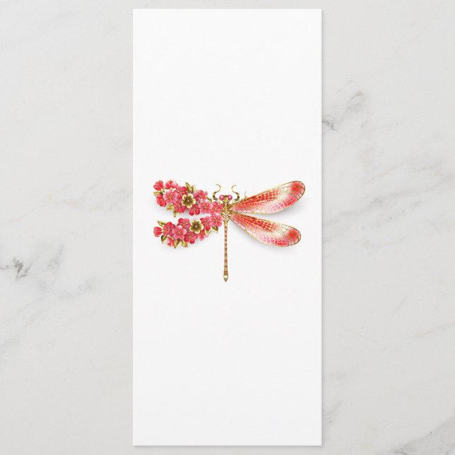 Flower drakonfluga med jewelry sakura program (Framsida)