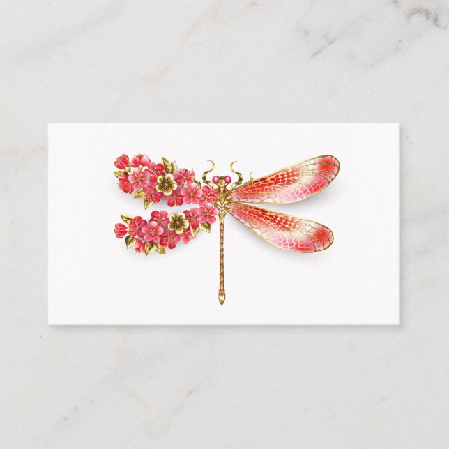 Flower drakonfluga med jewelry sakura rabattkort (Framsida)