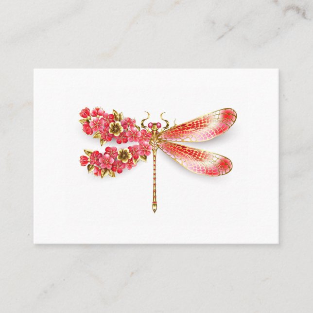Flower drakonfluga med jewelry sakura rabattkort (Framsida)