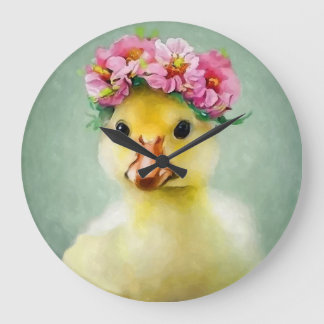 Flower Ducky Stor Klocka