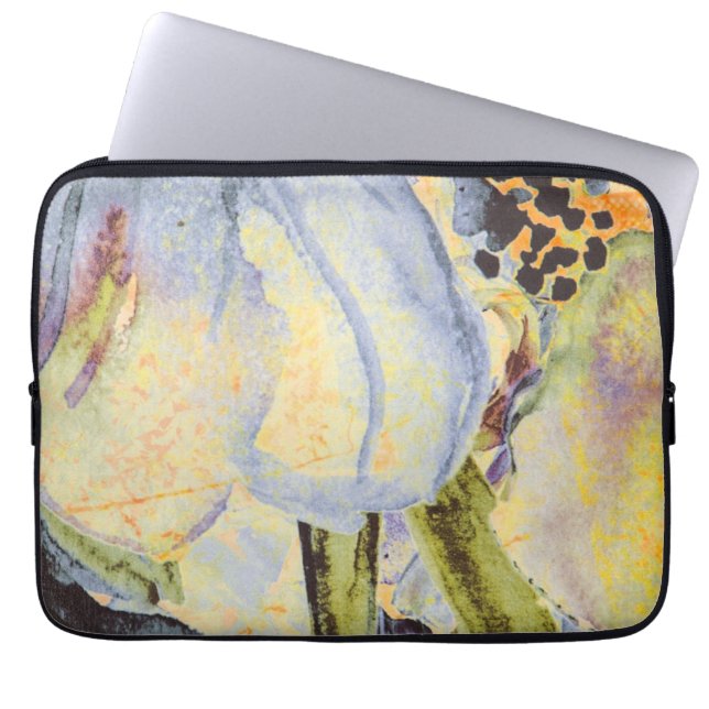 Flower Electronics Bag | Zazzle_Growshop Laptop Fodral (Framsidan)