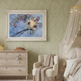 Flower Fairy and Butterflies by Warwick Goble Poster