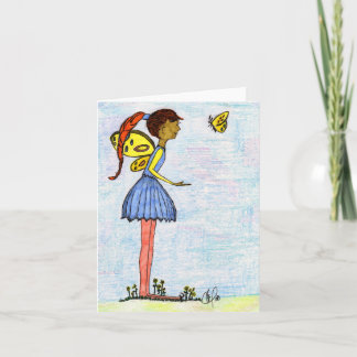 Flower Fairy & Butterfly Tack Kort