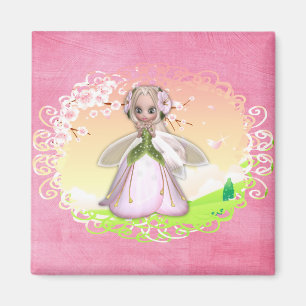 Flower Fairy Design 1b Magnet