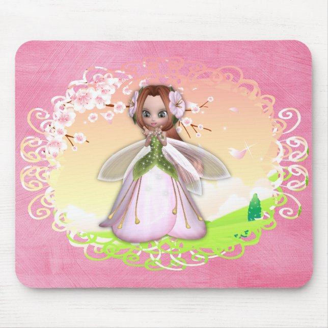 Flower Fairy Design 3 Mousepad Musmatta (Framsidan)