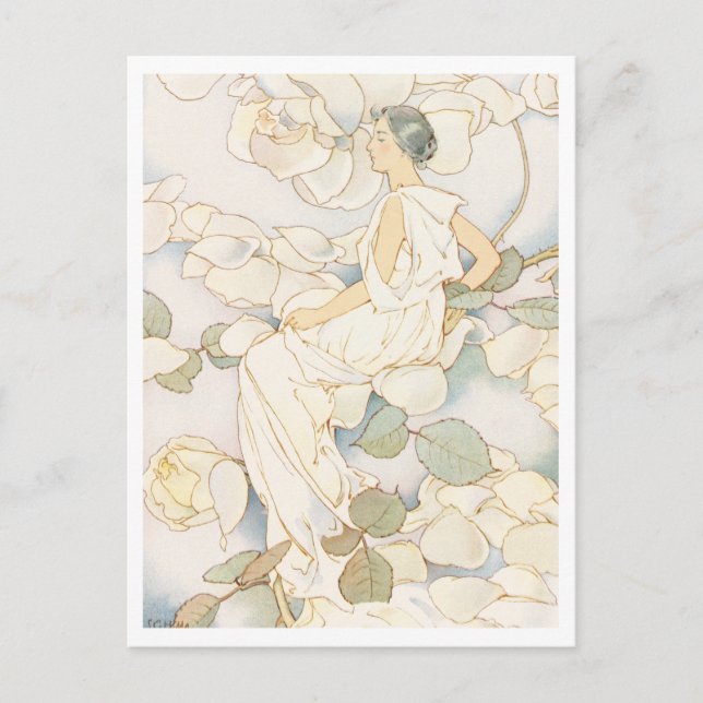 Flower Fairy, Laura Coombs Backe, Art Vykort (Framsida)