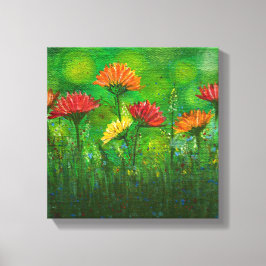 Flower Fält Canvastryck