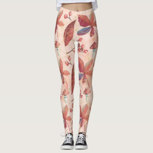 Flower Fält Leggings
