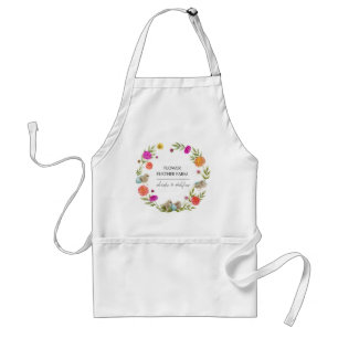 Flower Feather Farm Apron Förkläde