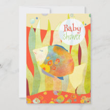Flower Fish Gender Neutral Baby Shower