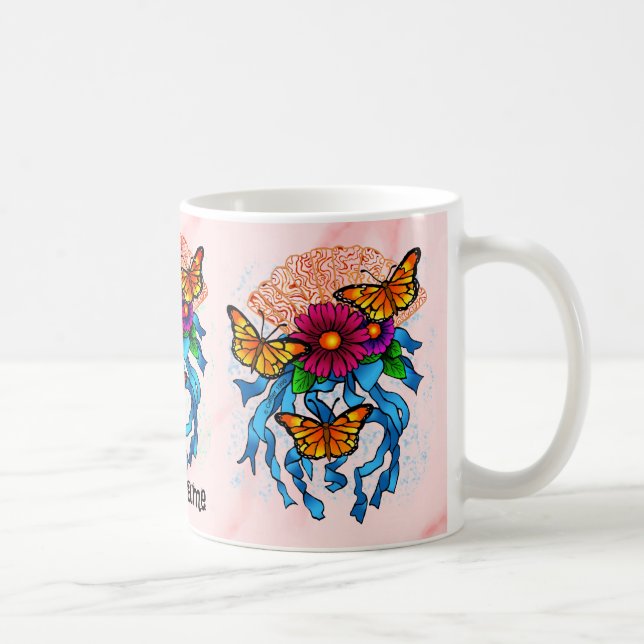 Flower Fläkt Kaffemugg (Höger)