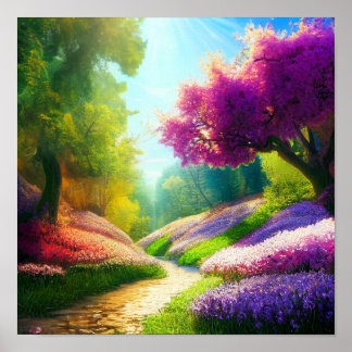 Flower Forest Poster