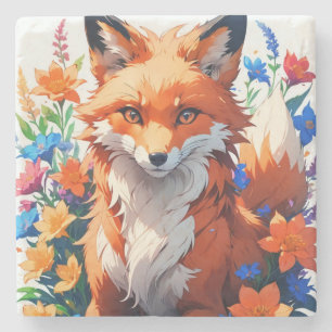 Flower Fox Stenunderlägg