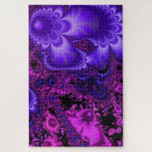 Flower Fractal Jigszons Puzzon