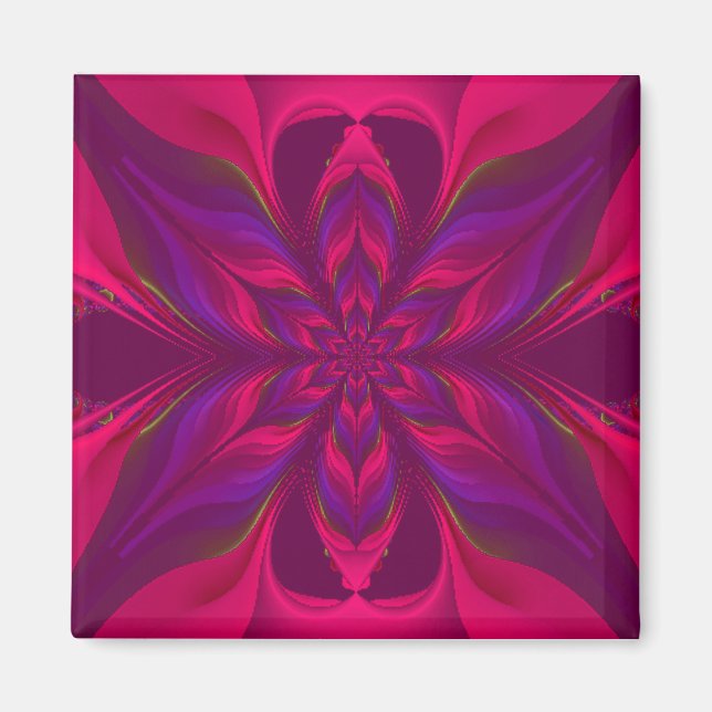 Flower Fractal Magnet (Framsidan)
