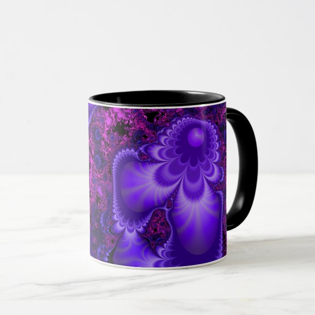Flower Fractal Mugg (Framsida höger)