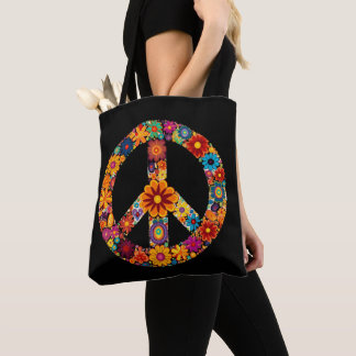 Flower Fredstecken Retro Hippy Tygkasse