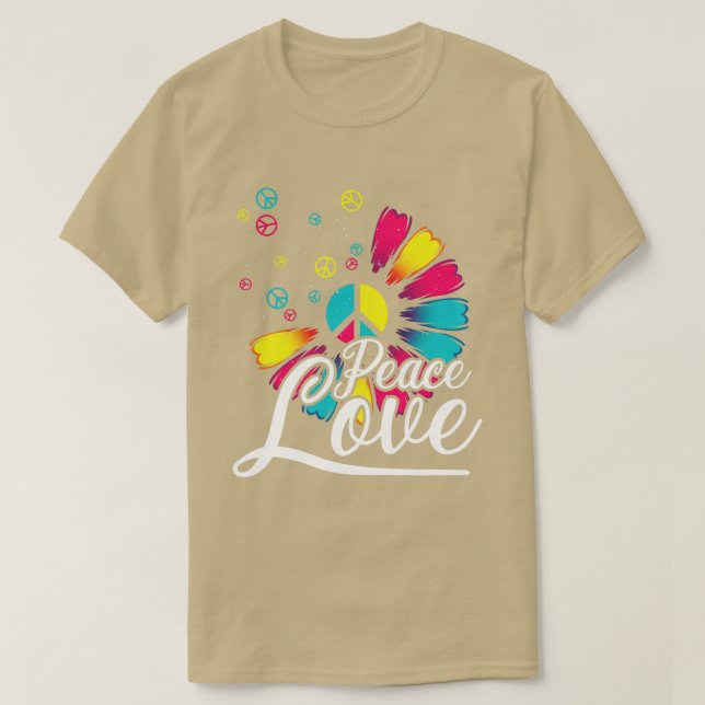 Flower-Fredsteckenet T Shirt (Design framsida)