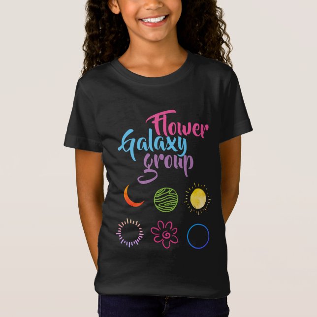 Flower Galaxy Group T Shirt (Framsida)