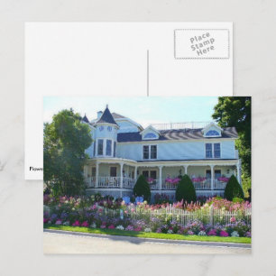 Flower Garden Mansion, Mackinac Island, Michigan Vykort