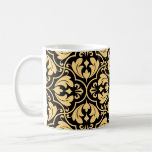 Flower geometric mönster. Sömlös vintage backgro Kaffemugg