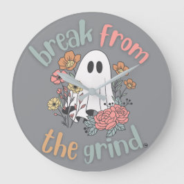 Flower Ghost BFTG Clock Stor Klocka