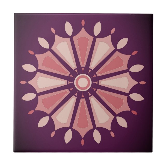 FLOWER GIFT FÖR MAMMA DAUGHTER SISTER FRIEND TEACH KAKELPLATTA (Framsidan)