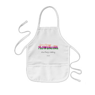 Flower Girl Apron Barnförkläde