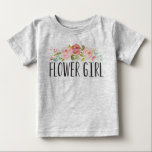Flower Girl Baby Tee | Bridesmaid<br><div class="desc">Flower Girl Tee Shirt com com com Stop by shop Today för att se fler matchande artiklar!</div>