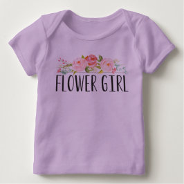 Flower Girl Baby Tee | Bridesmaid