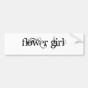 Flower Girl Bildekal