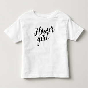 Flower Girl Black Script Shirt Tröja