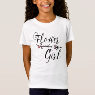 Flower Girl Bride Tribe T-shirt