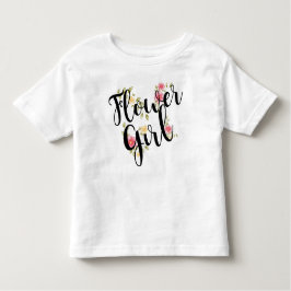 Flower Girl Bröllop T Shirt