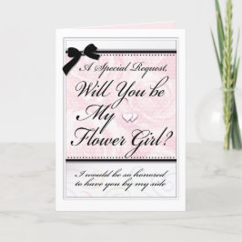Flower Girl Brudens sida Benice Ro Hearts Kort