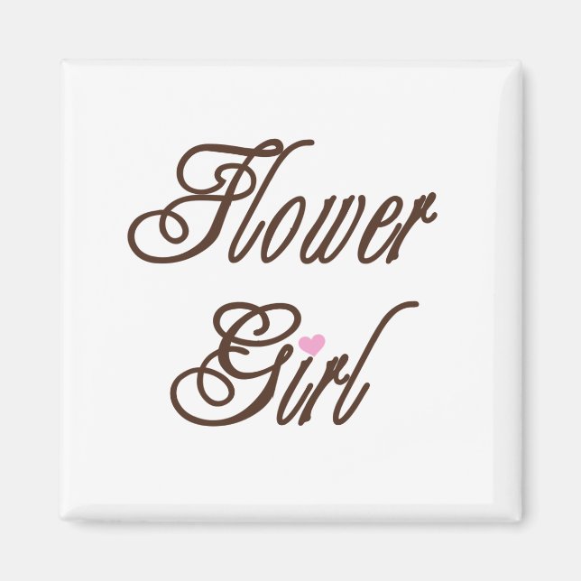  Flower Girl Classy Magnet (Framsidan)