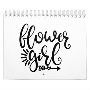 Flower Girl Coola Bröllop Kalender